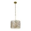 Windsor 345P04FGMB 4-Light Pendant Light - French Gold/Matte Black