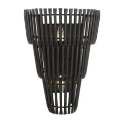 Apollo 355W02CB 2-Light Wall Sconce - Carbon Black