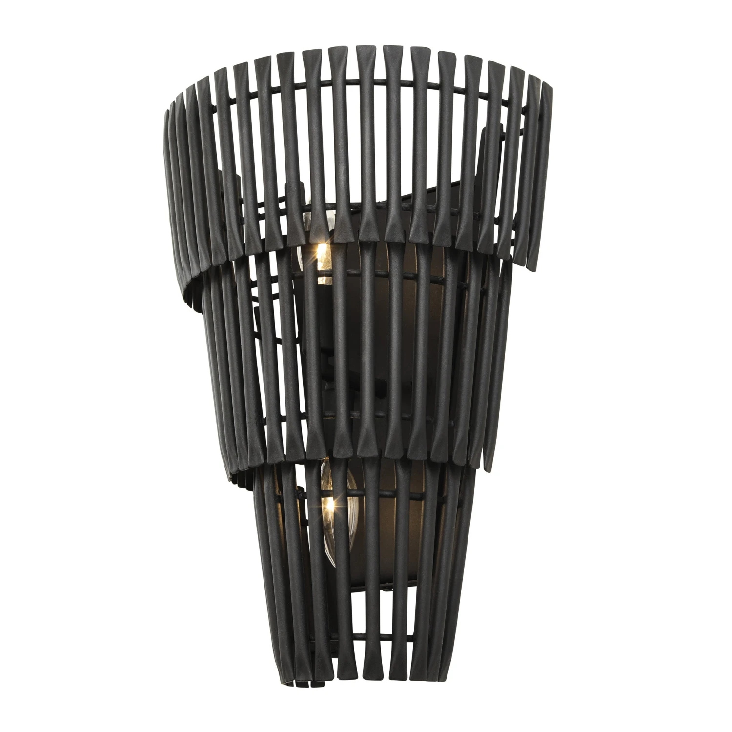 Apollo 355W02CB 2-Light Wall Sconce - Carbon Black - Image 3