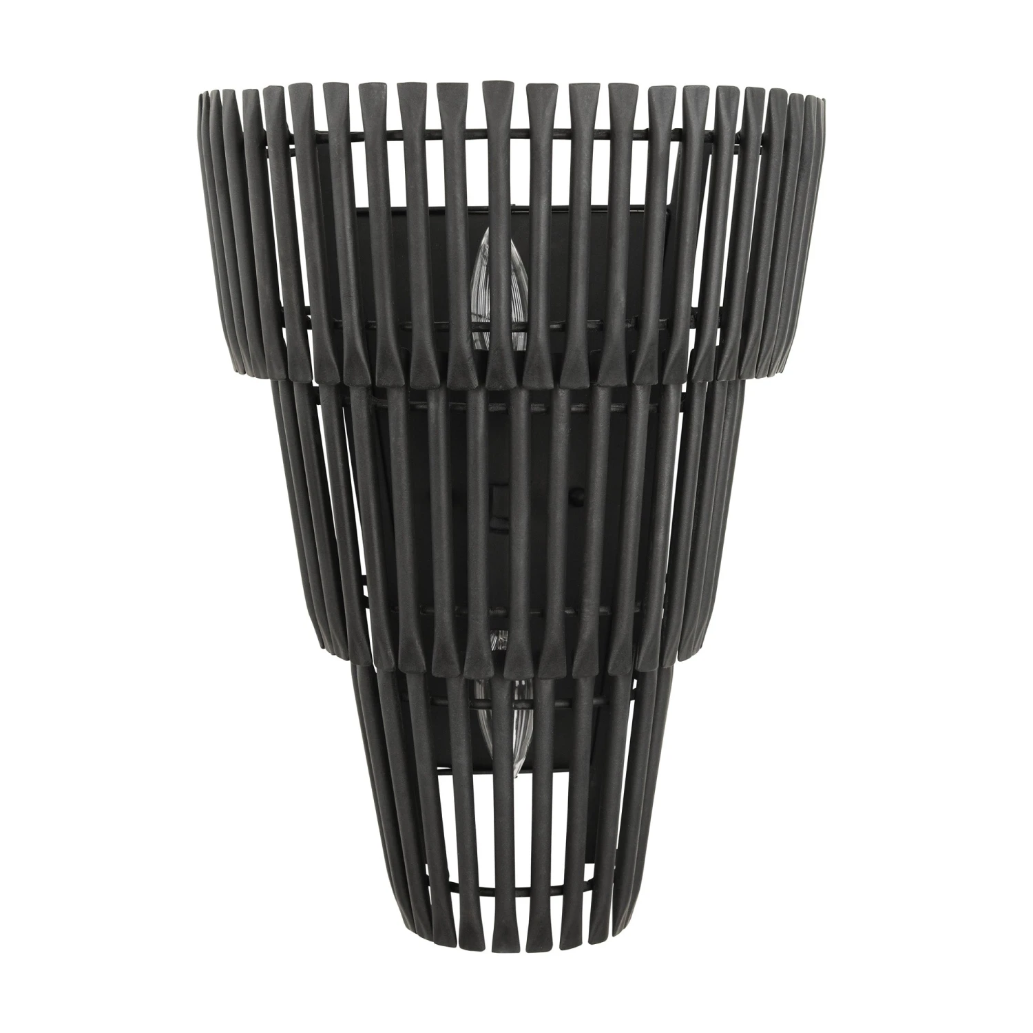 Apollo 355W02CB 2-Light Wall Sconce - Carbon Black - Image 4