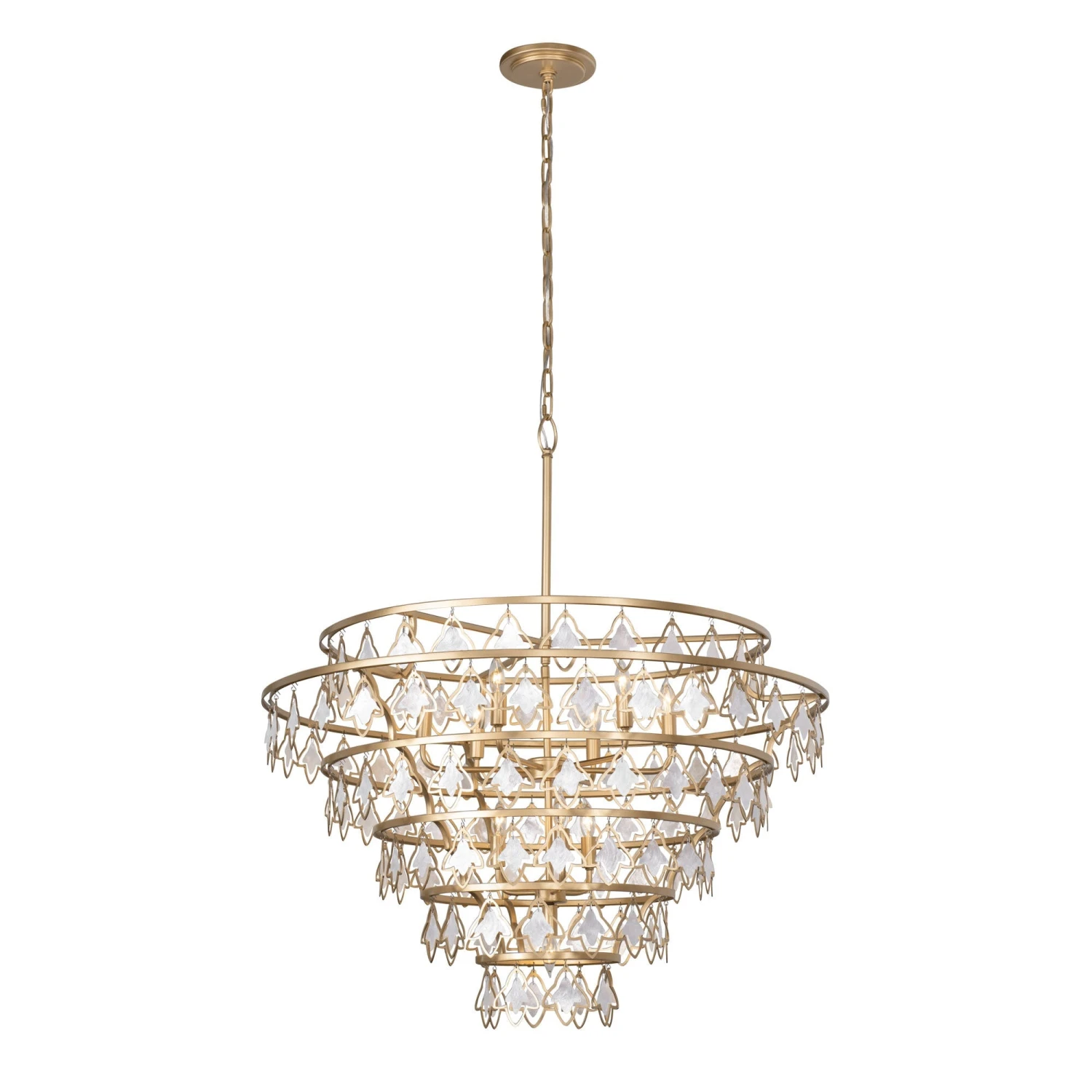 Fleur 386C10FG 10-Light Chandelier - French Gold - Image 3