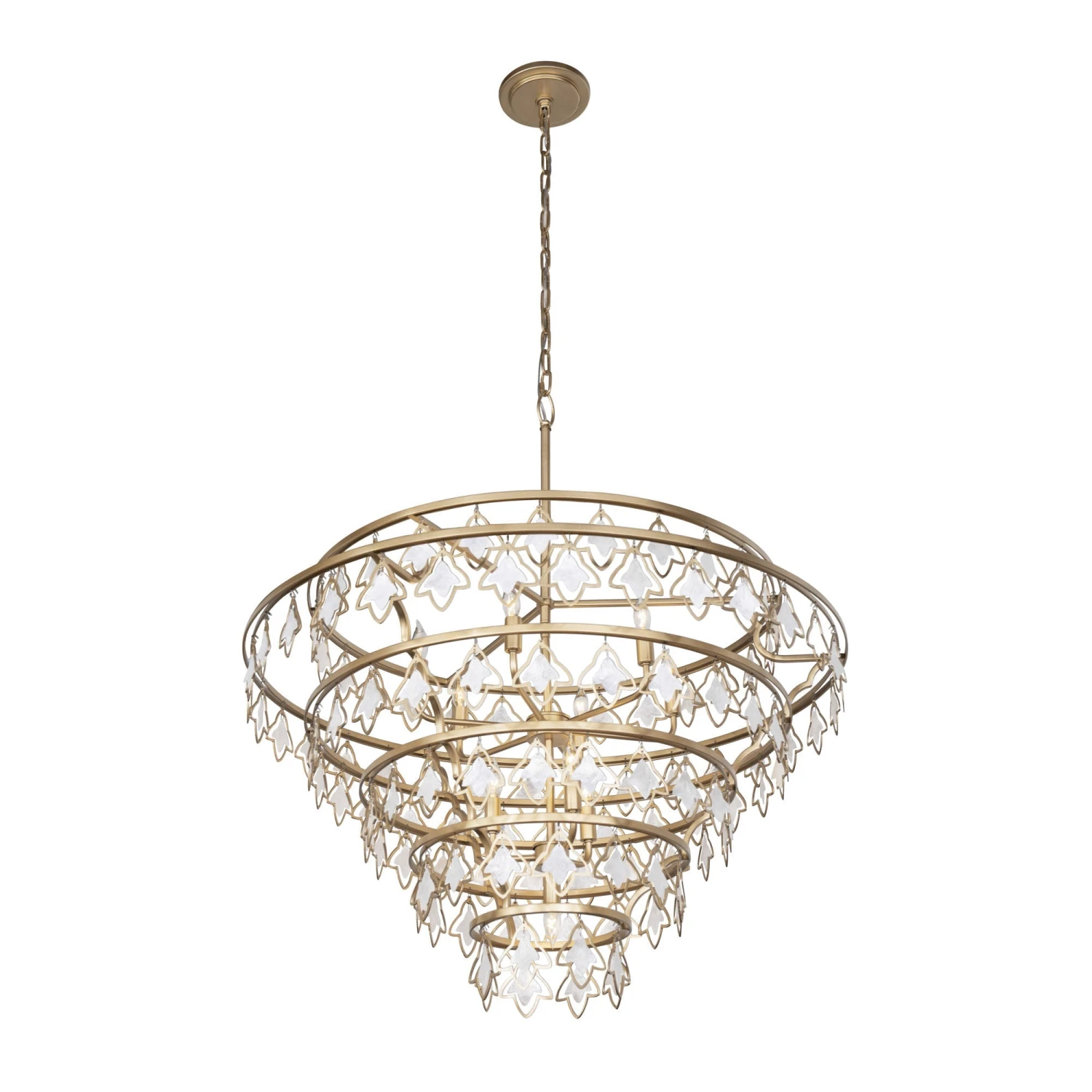 Fleur 386C10FG 10-Light Chandelier - French Gold - Image 4