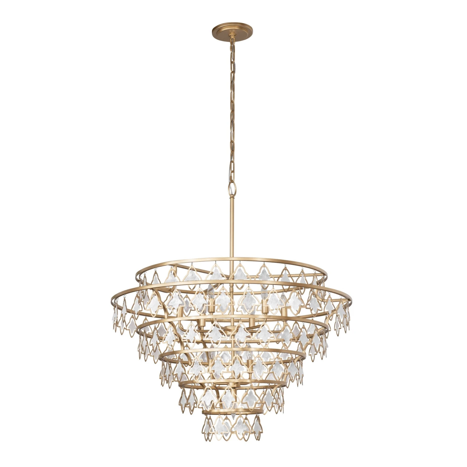 Fleur 386C10FG 10-Light Chandelier - French Gold - Image 6