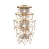 Fleur 386W02FG 2-Light Wall Sconce - French Gold