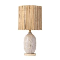 Takko 397T01AADBR 1-Light Ceramic Table Lamp - Apothecary Gold/Slate Brown