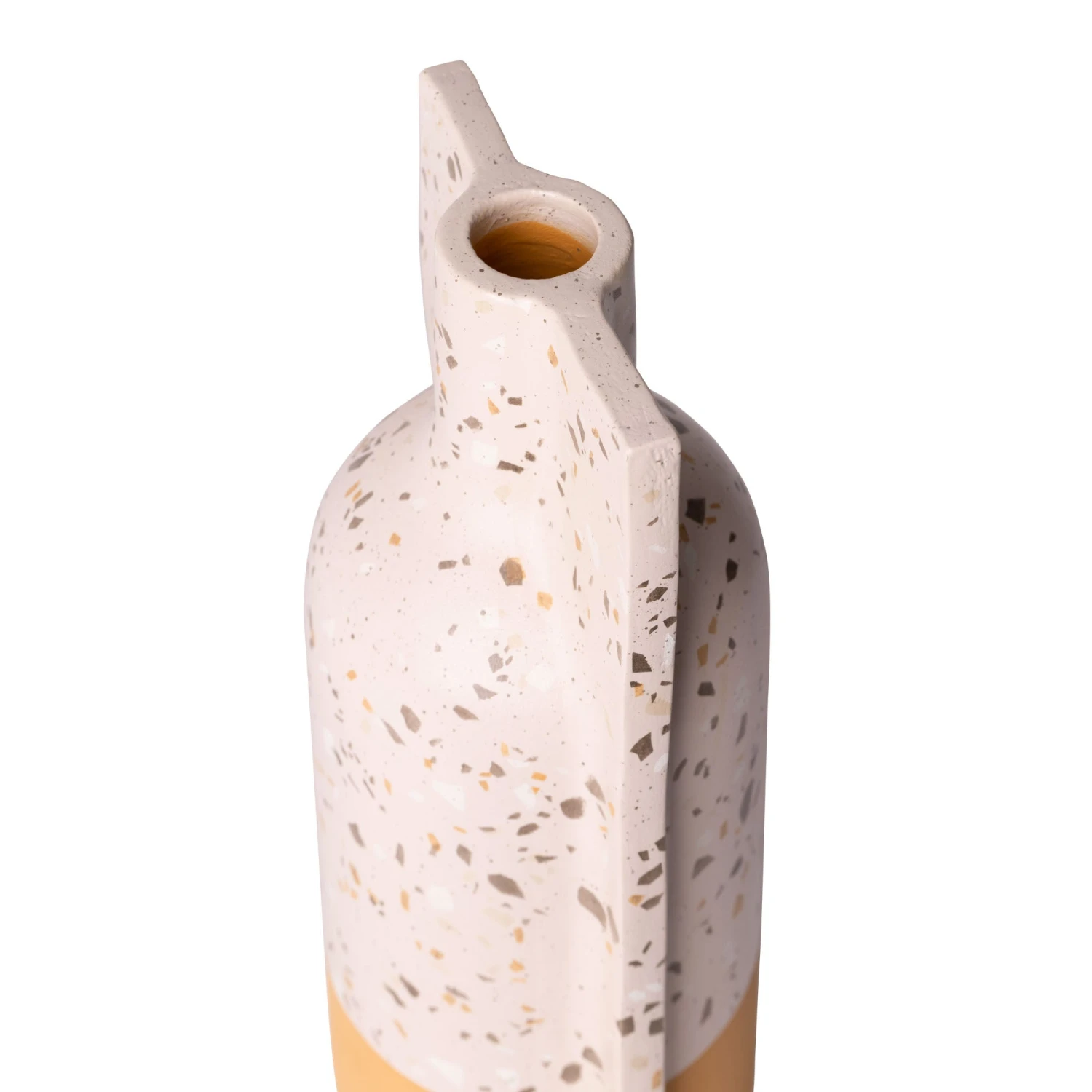 Urbino 445VA09B Ceramic Vase - Rose Terrazzo/Terracotta - Image 4